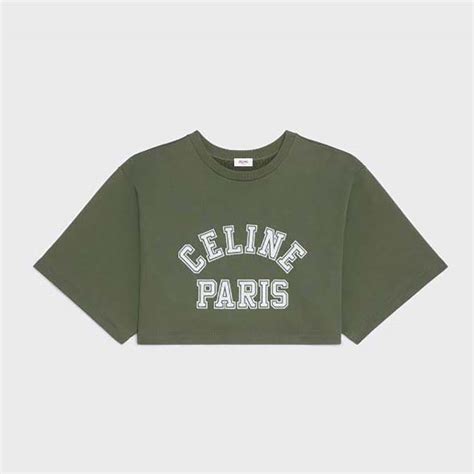 celine green shirt|Celine t shirt original.